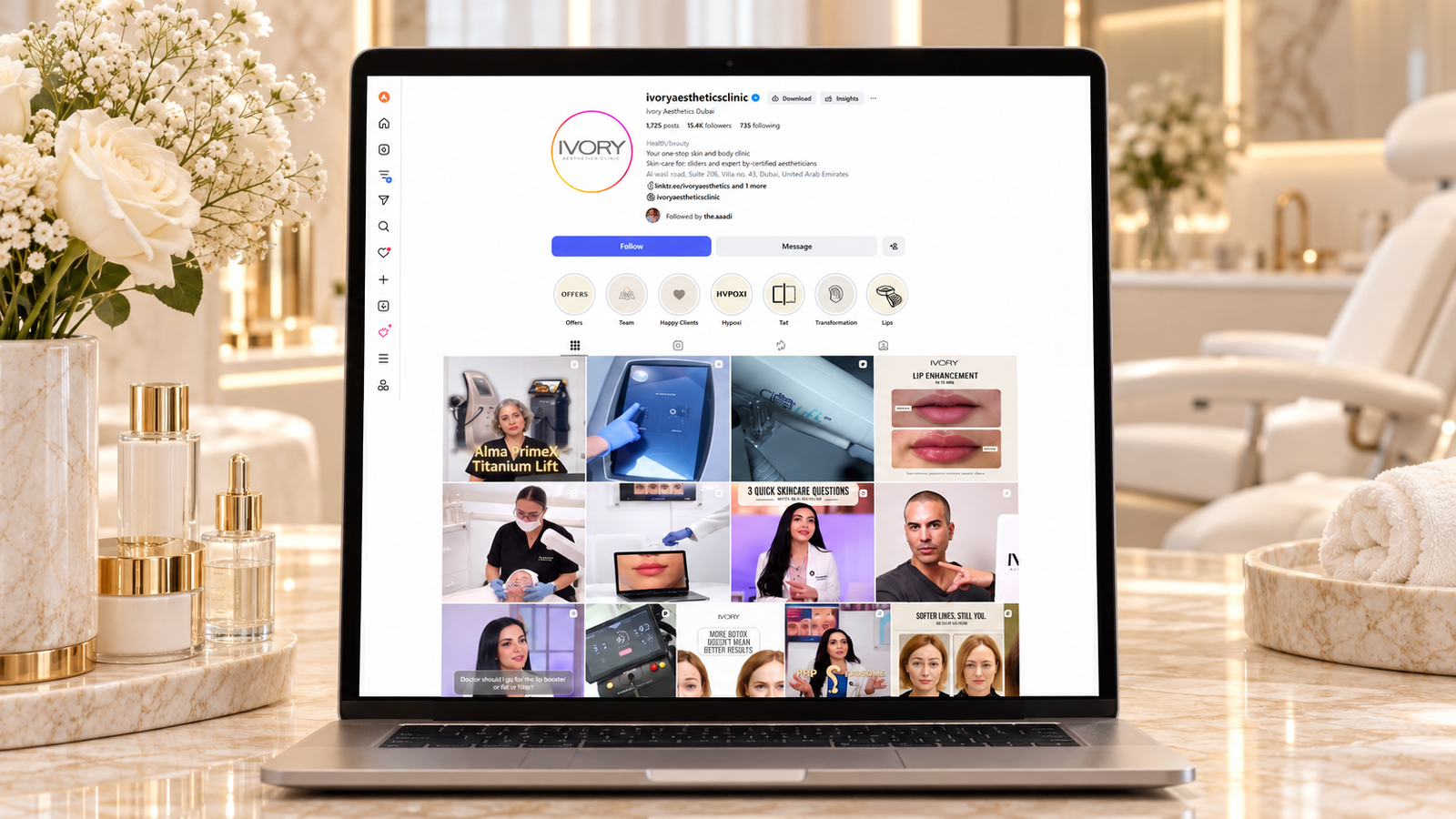 Ivory Aesthetics Social