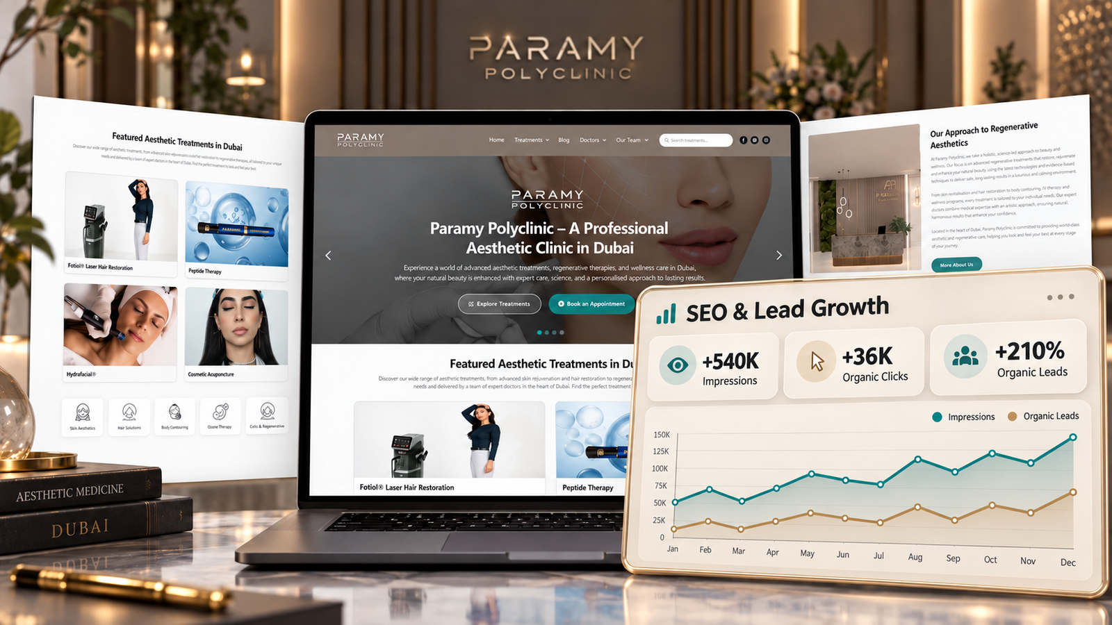 Paramy Polyclinic SEO